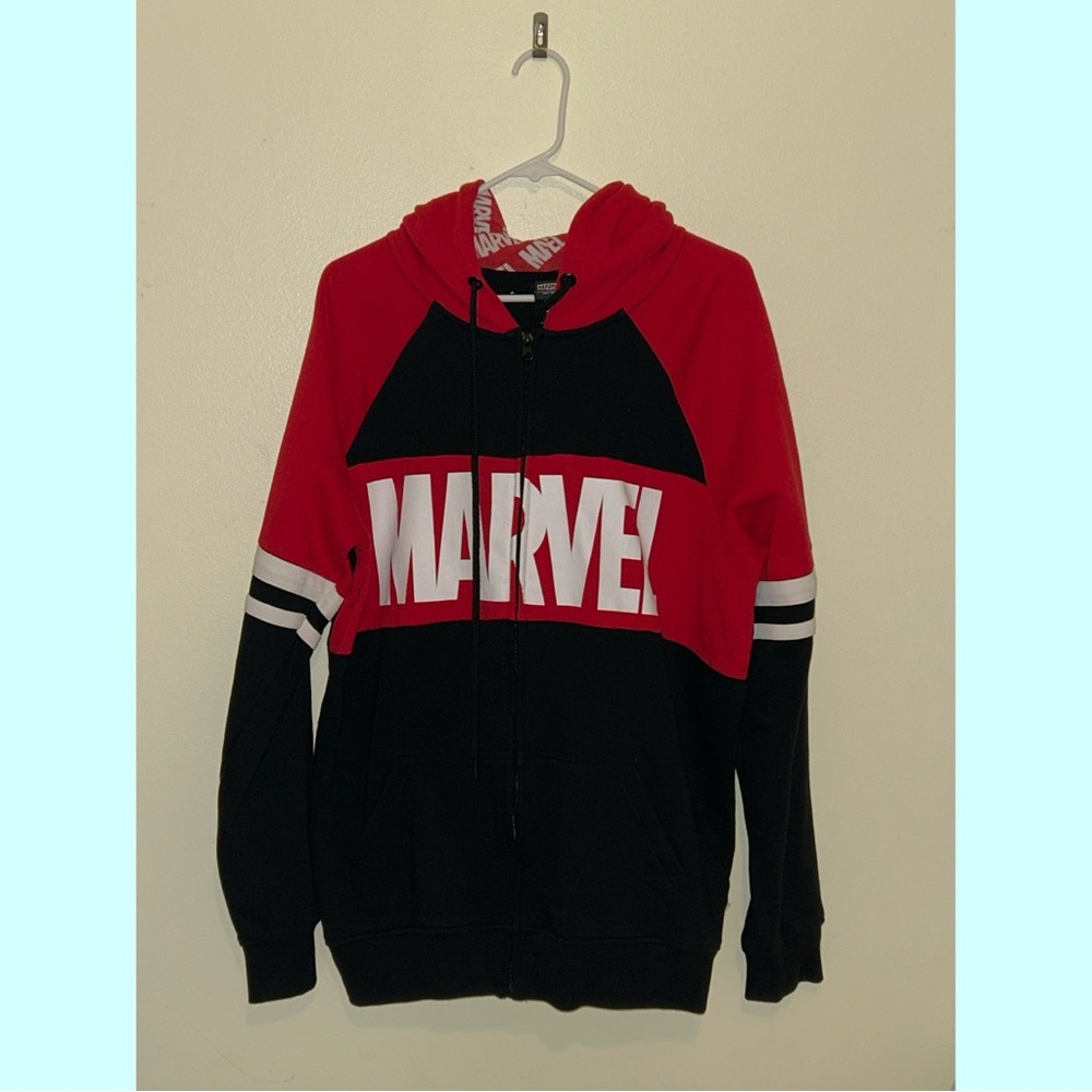 Marvel Red and Black Hoodie